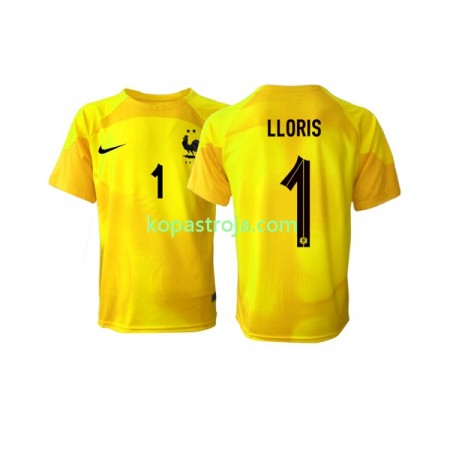 Billiga Fotbollströjor Frankrike Hugo Lloris 1 Målvakt Tredje tröja WM 2022 Kortärmad